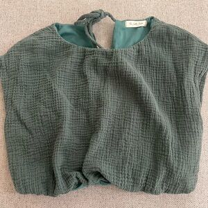 Forest Green Women's Crop